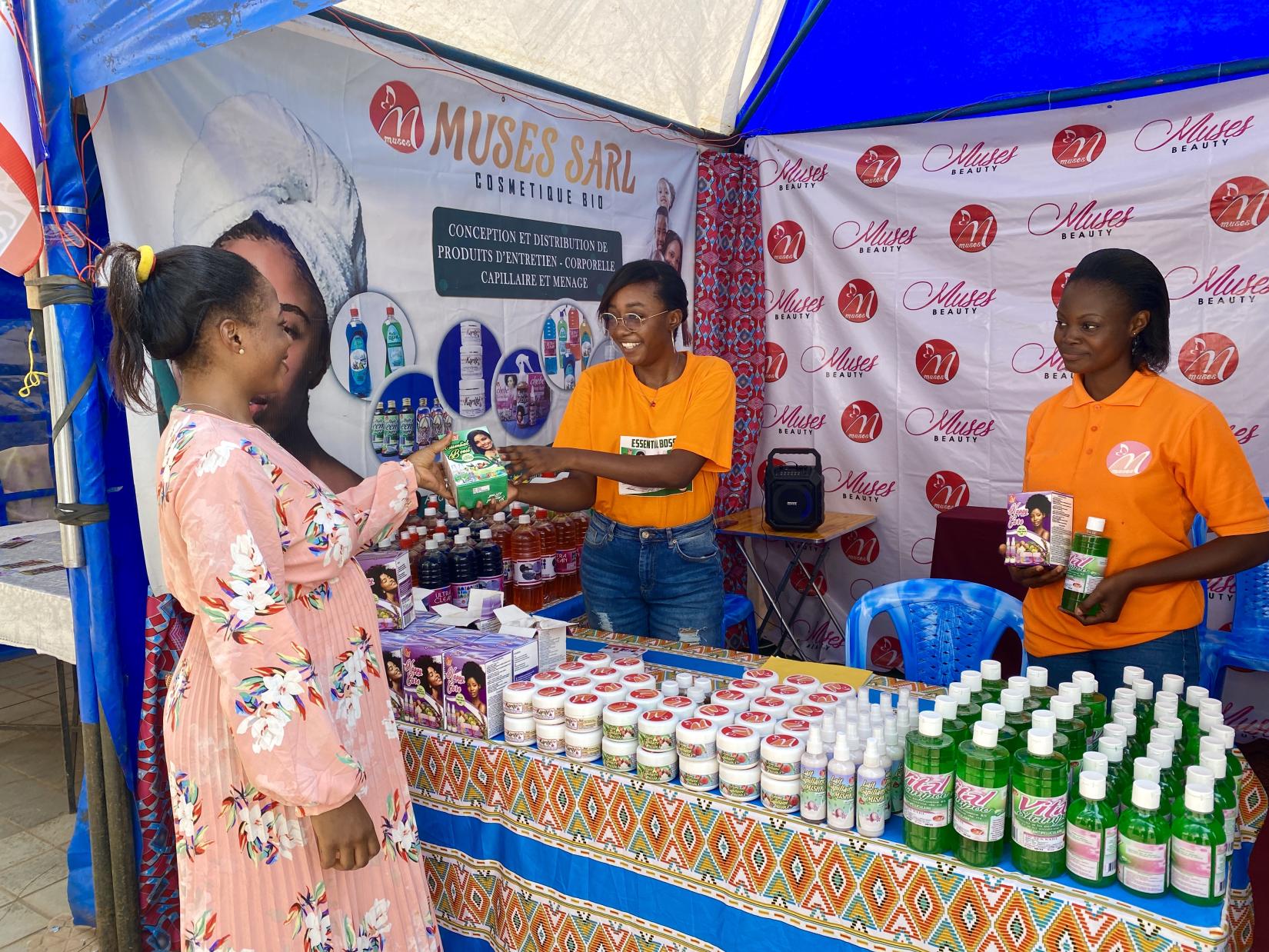 480 entrepreneurs and beneficiaries of YouthConnekt, from across the 10 regions of Cameroon, participate in a trade fair
