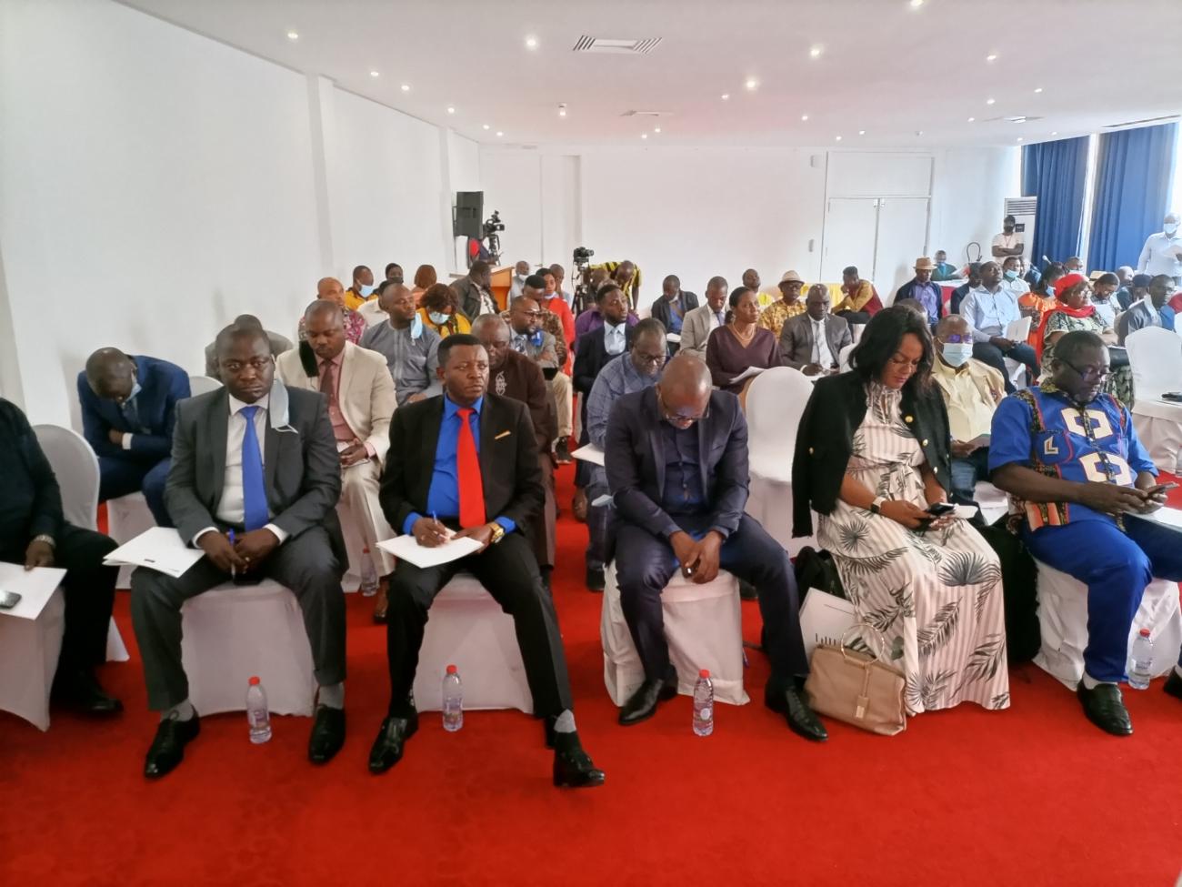 Stakeholders at the launching of the project in Douala