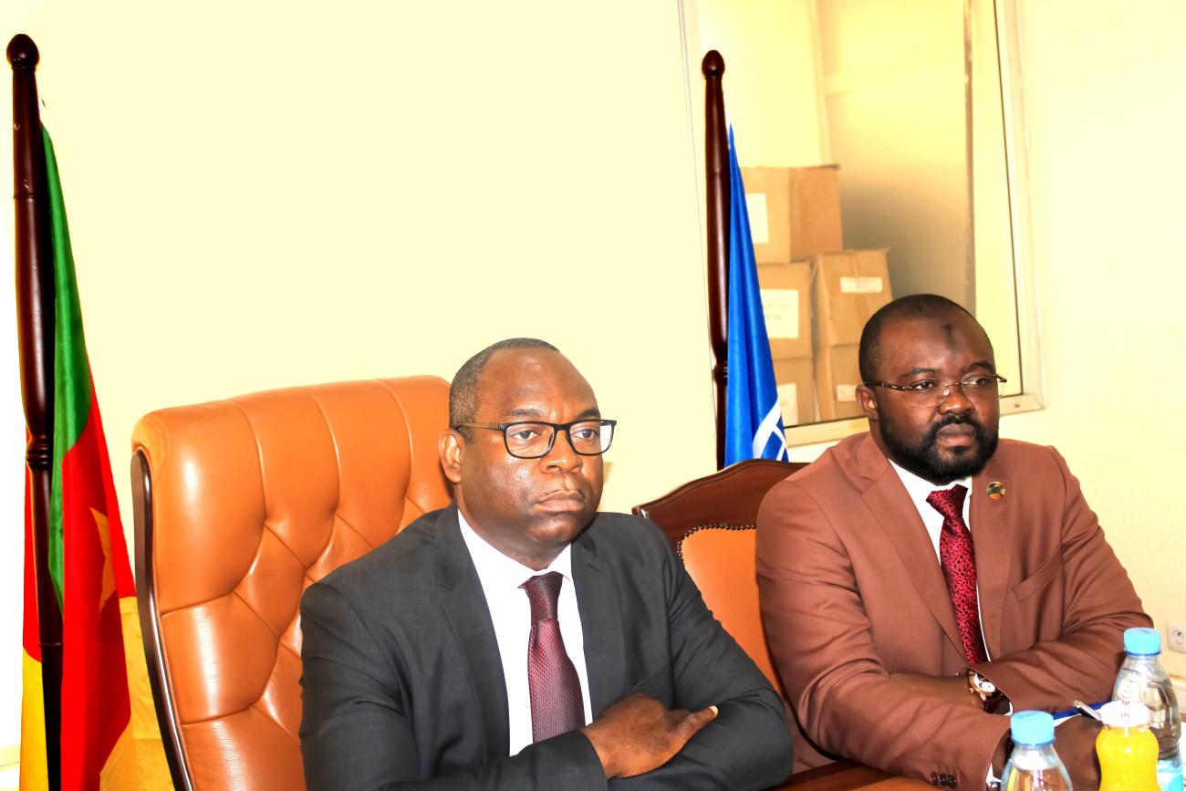 Pr Gérard Pékassa Ndam et M. Abdel Rahmane Diop, coprésidents de la séance de travail