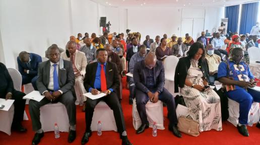 Stakeholders at the launching of the project in Douala